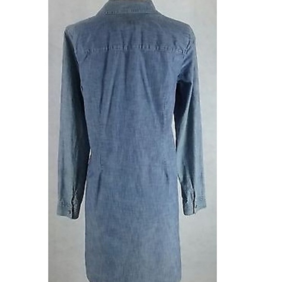 J. Jill Denim Dress Chambray Style - Picture 3 of 4